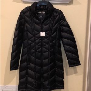 Calvin Klein Packable Puffer Coat Hooded Black XS